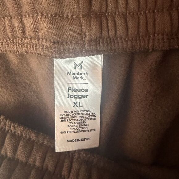 Member's Mark Ladies Fleece Jogger Size XL Cinnamon Stick - Picture 5 of 8